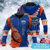 Custom Name 3D Football American Flag Gators Hoodie Gift