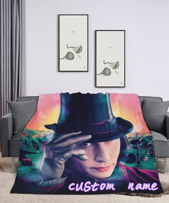 Custom Name Baby Girl Boy Oz the Great and Powerful Blanket Throw Personalized Gift - Disney Blanket Christmas