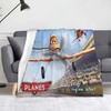 Custom Name Blanket with Disney Planes Print for Baby Room