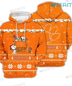 Custom Name Clemson Tigers All Over Print 3D Hoodie