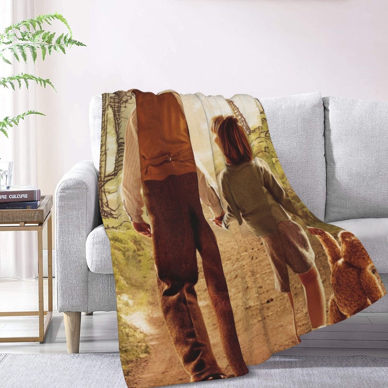 Custom Name Disney Christopher Robin Fleece Blanket - Cute Birthday Present - Image 3