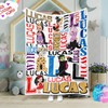Custom Name Kids Blanket with Movie Character Theme - Perfect for Sleepovers