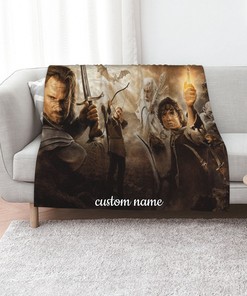 Custom Name Personalized Disney Blanket, Sofa, Bedding, and Living Room