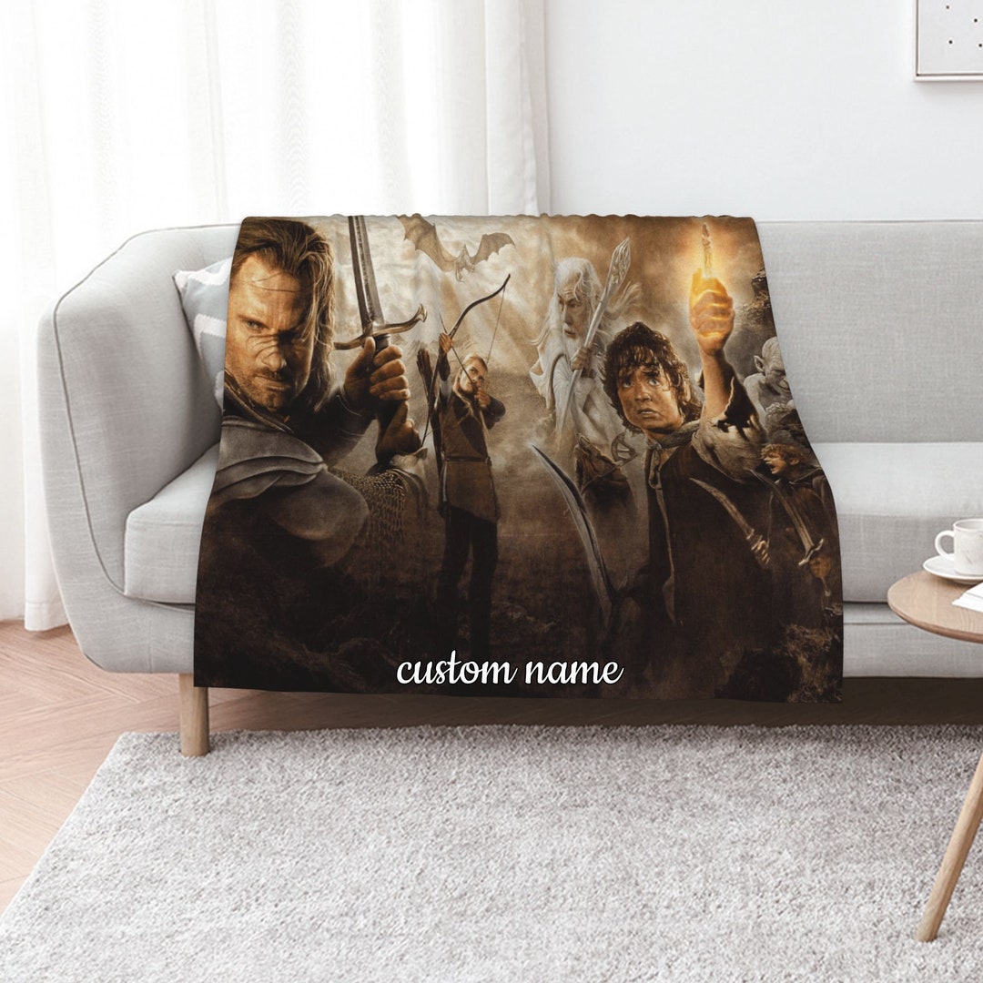Custom Name Personalized Disney Blanket, Sofa, Bedding, and Living Room