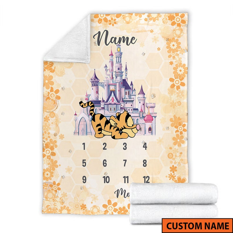 Custom Name Personalized Disney Blanket, Sofa, Bedding, and Living Room - Image 4