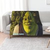 Custom Name Shrek Fleece Blanket for Kids and Adults