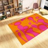 Custom Name or Sentence Personalized Non-Slip Area Rug for Home Decor in Living Room or Bedroom