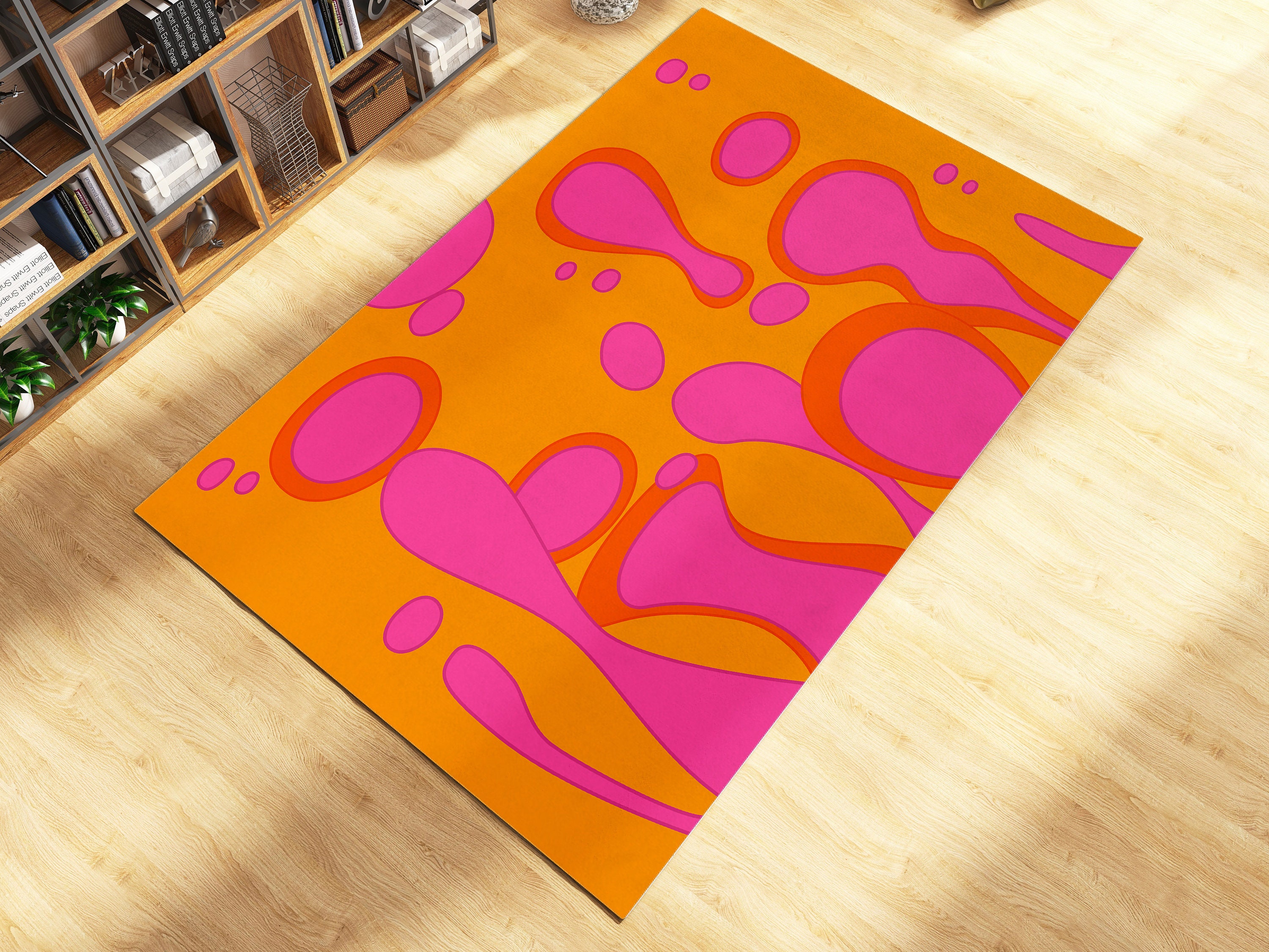 Custom Name or Sentence Personalized Non-Slip Area Rug for Home Decor in Living Room or Bedroom - Image 3