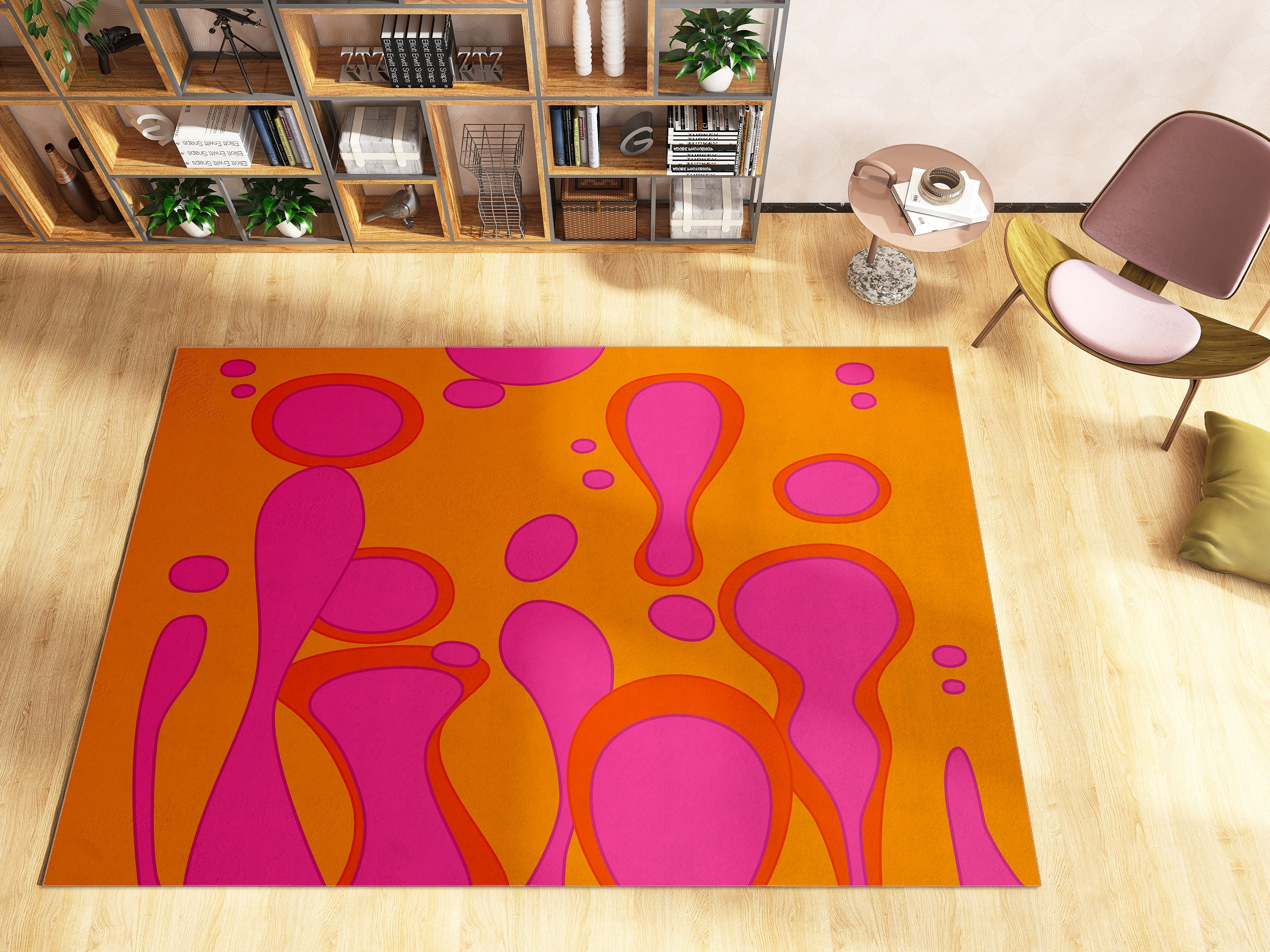 Custom Name or Sentence Personalized Non-Slip Area Rug for Home Decor in Living Room or Bedroom - Image 4