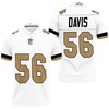 Custom Saints Fans Polo Shirt featuring Demario Davis #56 Nfl American Football Team Logo Color Rush