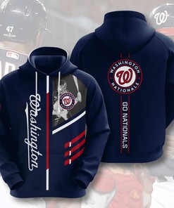 Custom Sport All Over Print Washington Nationals Hoodie 3D