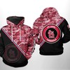 Custom St. Louis Cardinals All Over Print 3D Hoodie Zipper