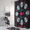 Custom Sugar Skull Personalized Shower Curtain with Bathroom Decor