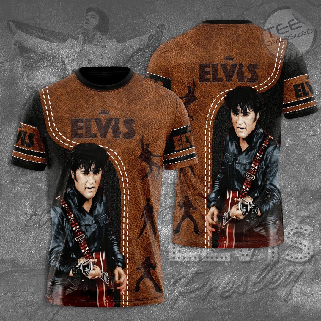 Custom Vintage Elvis Presley All Over Print Hoodie 3D