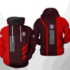 Custom Washington Nationals All Over Print 3D Hoodie Zipper