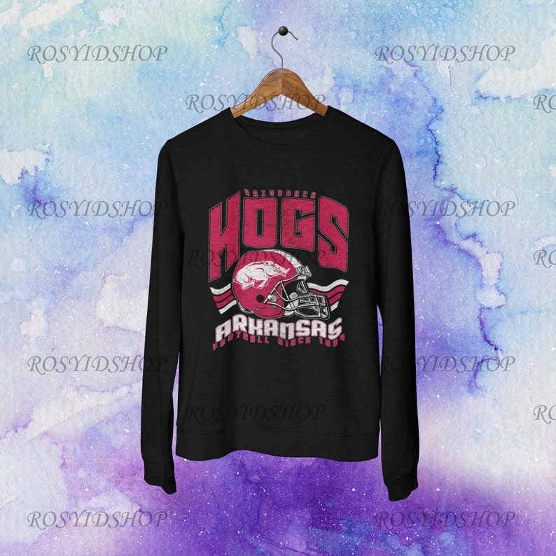 Custom Your Team Vintage Arkansas Razorback Sweatshirt, Hoodie, Shirt, Hogs Shirt Gifts For Razorbacks Lover - Image 2