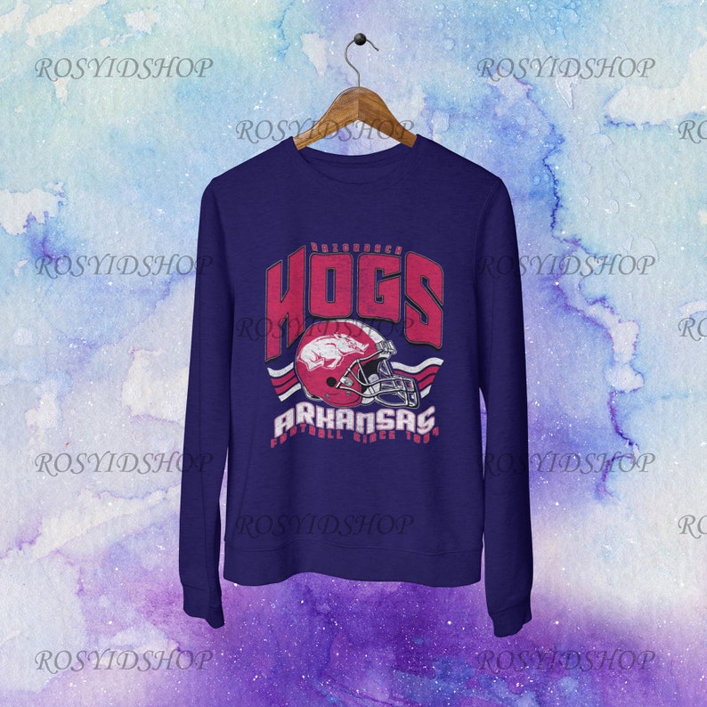Custom Your Team Vintage Arkansas Razorback Sweatshirt, Hoodie, Shirt, Hogs Shirt Gifts For Razorbacks Lover - Image 3