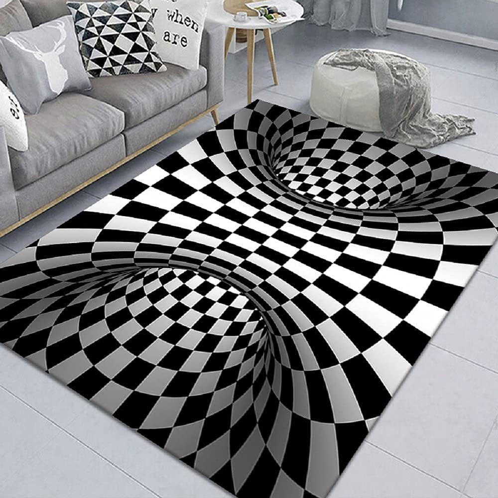 Customizable 3D Vision Clown Door Mat for Living Room or Bedroom - Color8
