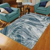 Customizable 70s Simple Abstract Area Rug with Green Line Art for Personalized Home Decor