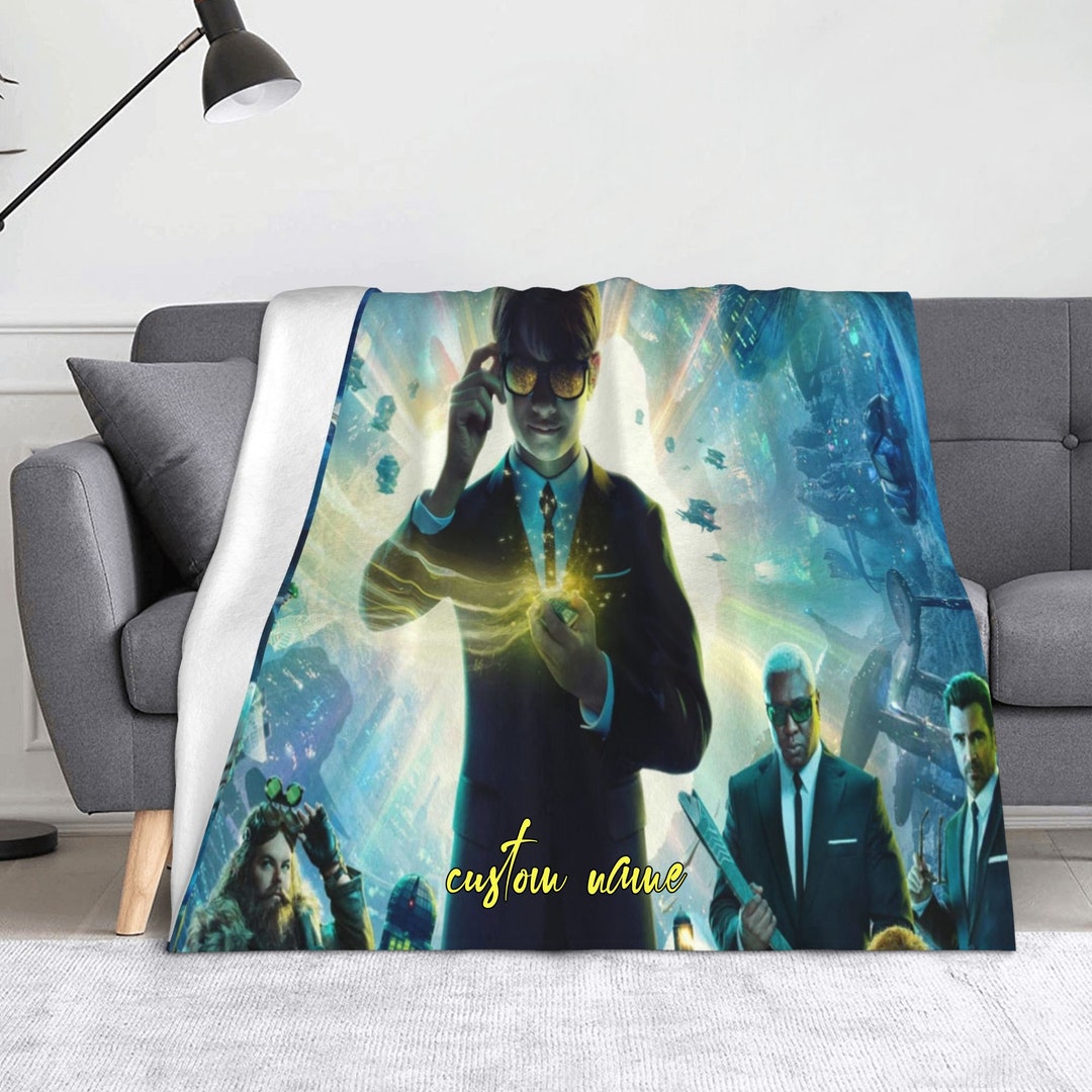 Customizable Disney Artemis Fowl Theme Blanket for Baby - Personalized Name Gift