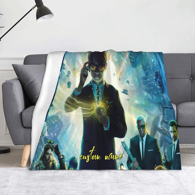 Customizable Disney Artemis Fowl Theme Blanket for Baby - Personalized Name Gift - Image 2