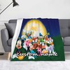 Customizable Disney Mickey and Minnie Theme Blanket for Baby - Personalized Name Gift