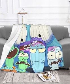 Customizable Disney Solar Opposites Name Soft Blanket - Perfect for Christmas Gifts and Fans of the Show