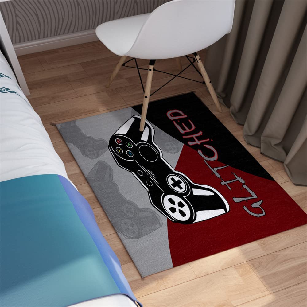 Customizable Game Room Decor: Personalized Gaming Rug with Custom Name or Phrase for Living Room and Game Room - Image 4