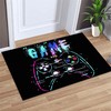 Customizable Gamepad Black Gaming Art Design Sofa Floor Mats Area Rug, Yoga Mat Home Decoration