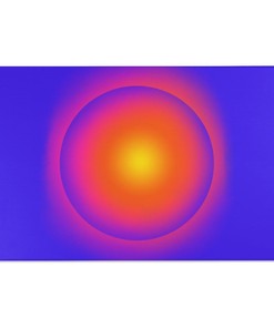 Customizable Gradient Indigo Blue Vortex Illusion Rug for Living Room or Bedroom with Personalized Touch