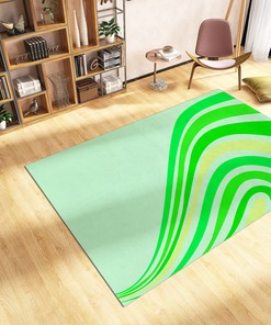 Customizable Preppy Personalized Area Rug for Stylish Living Room or Bedroom Decoration