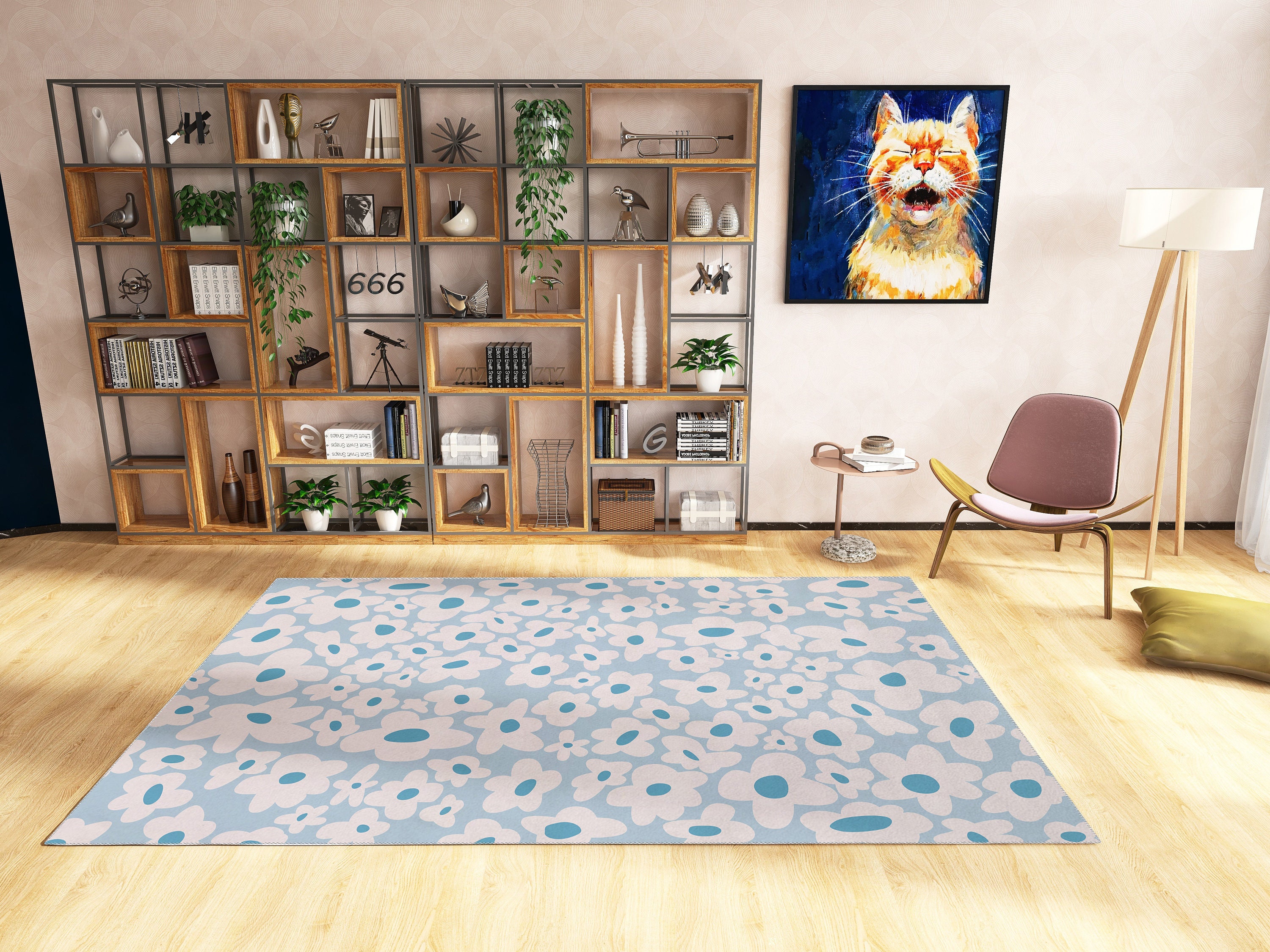 Customizable Y2K Personalized Area Rug for Chic Living Room or Bedroom Decoration - Image 2