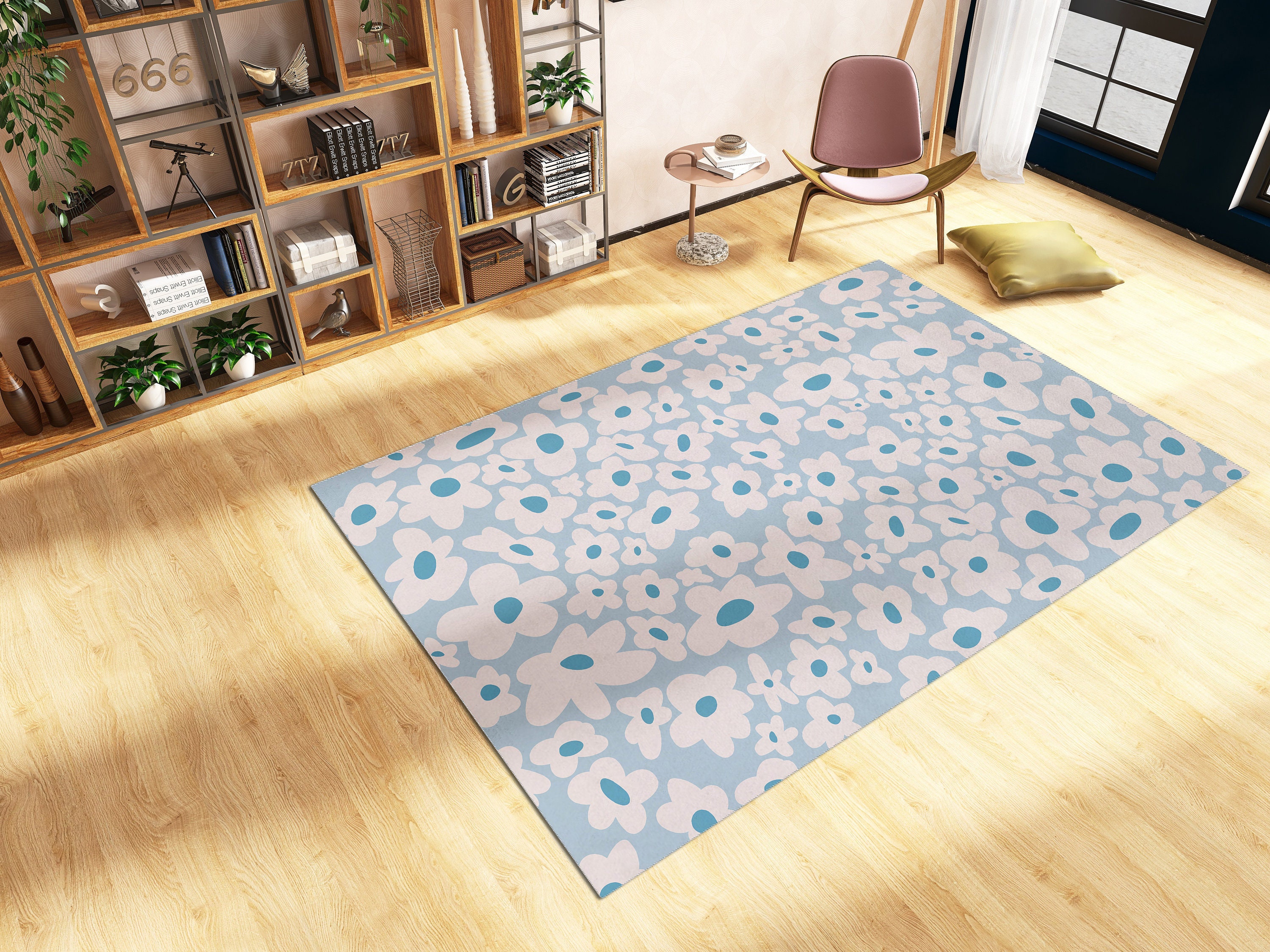 Customizable Y2K Personalized Area Rug for Chic Living Room or Bedroom Decoration - Image 4