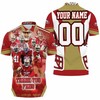 Customize Francisco 49ers Super Bowl 2021 Nfc West Division Thank You Fans Personalized 3D All Over Print Polo Shirt