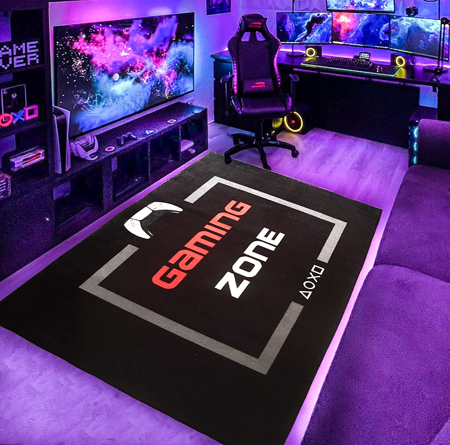 Customize Your Study Floor Mat with Game Room Themed Carpet