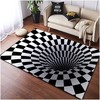 Customized 3D Vortex Area Rug for Living Room or Bedroom Decor - Making Your Space Personalized