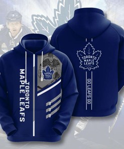 Customized All Over Print Hoodie of Toronto Maple Leafs in 3D