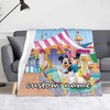 Customized Name Blanket with Disney Mickey and Minnie Mouse Print