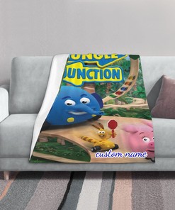 Cute Disney Blanket Bedroom Decor - Personalized Name and Design - Cozy and Fun Gift Idea for the Holidays