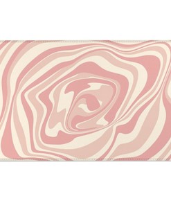 Cute Mushroom Personalized Retro Rug with Non-Slip Floor Mat for Living Room or College Dorm