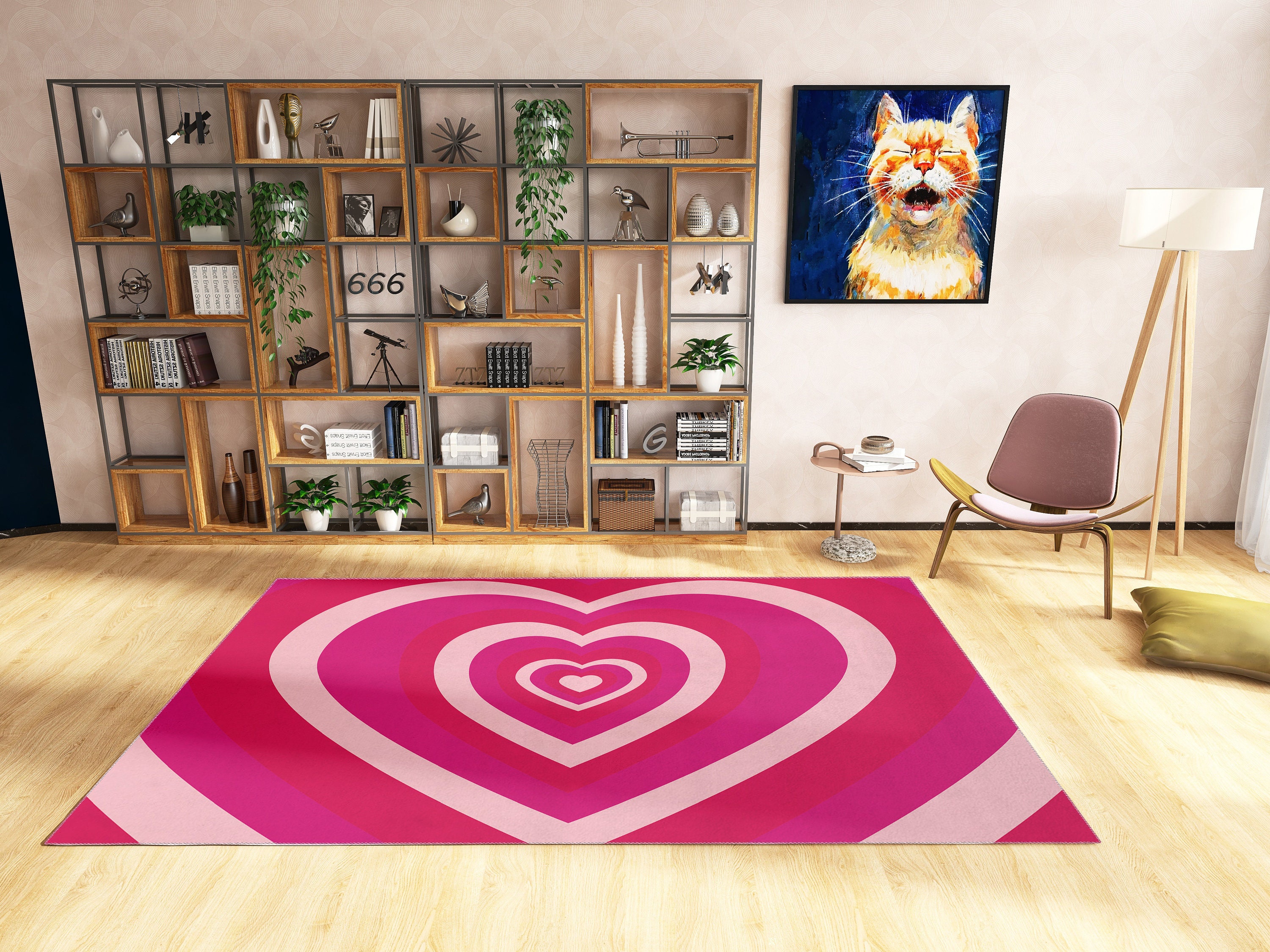 Cute Personalized Area Rug for Soft Living Room or Bedroom Decoration - Image 2