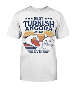 Cute Turkish Angora T-Shirt For Women - A Soft And Cuddly Addition To Your Cat Clothing Collection