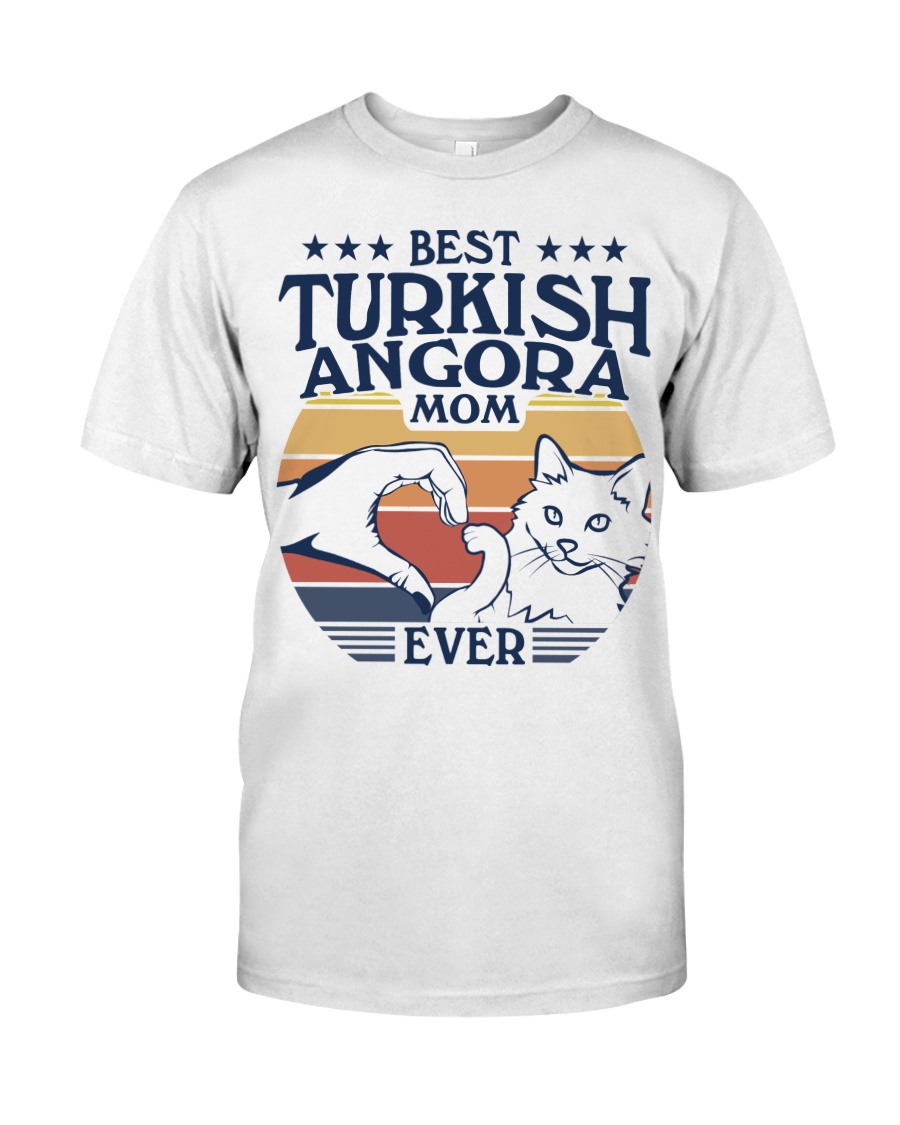 Cute Turkish Angora T-Shirt For Women - A Soft And Cuddly Addition To Your Cat Clothing Collection