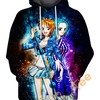 Cute Vivi and Nami All Over Print Hoodie 3D for Women