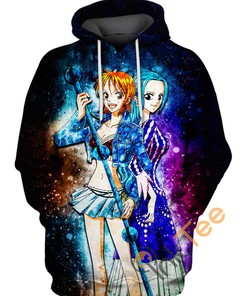 Cute Vivi and Nami All Over Print Hoodie 3D for Women