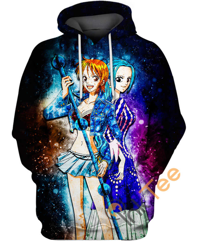 Cute Vivi and Nami All Over Print Hoodie 3D for Women