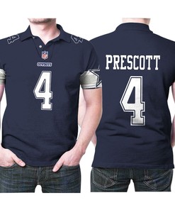 Dak Prescott Fan 3D Designed All Over Print Polo Shirt with Breathable Fabric