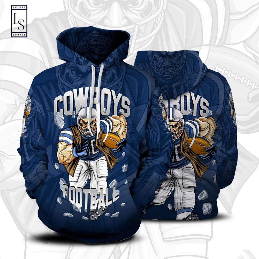 Dallas Cowboys 3D Hoodie All Over Print