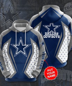 Dallas Cowboys All Over Print 3D Hoodies for Your Wardrobe with NFL Clothes