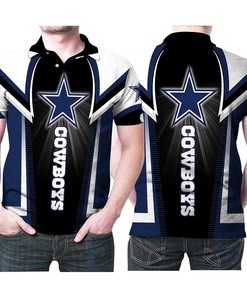 Dallas Cowboys All Over Print Polo Shirt with Camouflage Pattern and Personalized Polo T-shirt
